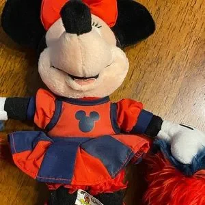 Disney | Toys | Disney Minnie Mouse Cheerleader Beanbag Stuffed 1 ...